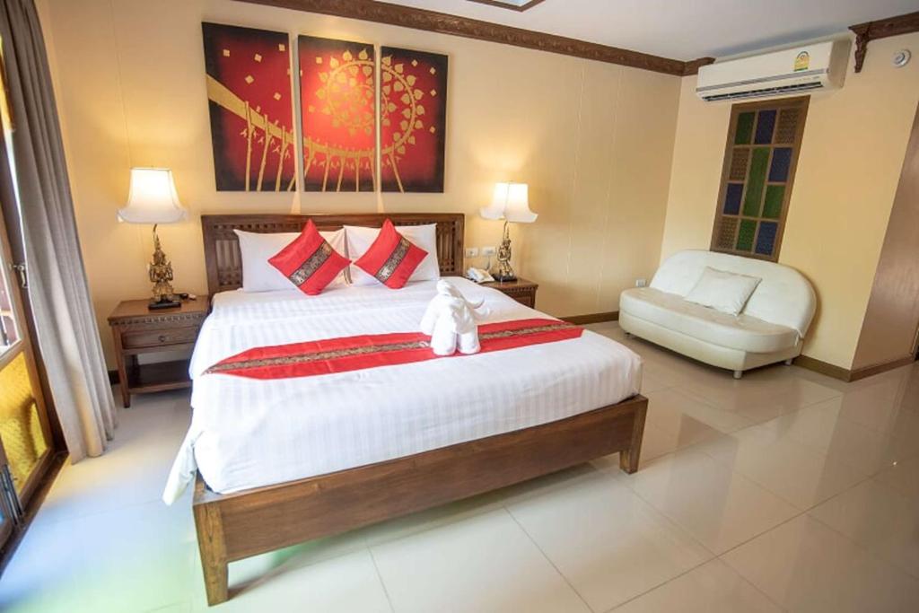 Двухместный (Номер Делюкс с кроватью размера «king-size»), The LD Pattaya Hotel