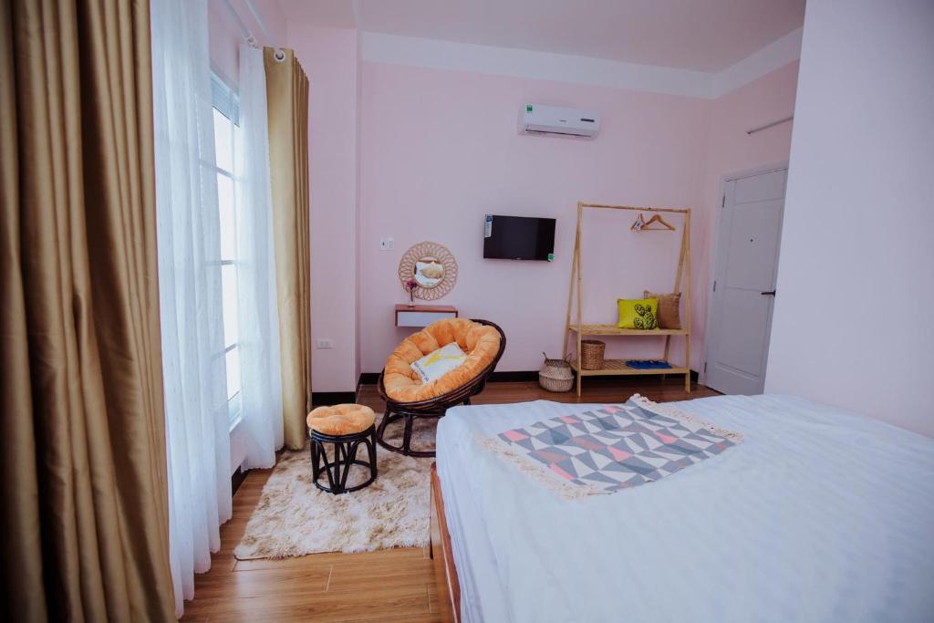 Двухместный (Номер Делюкс с кроватью размера «queen-size»), Rome Hostel