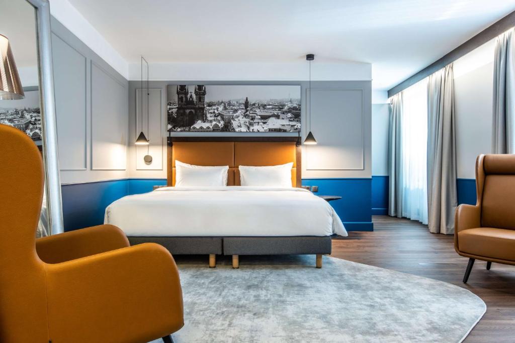 Двухместный (Номер «Премиум» с балконом), Отель Sheraton Prague Charles Square Hotel