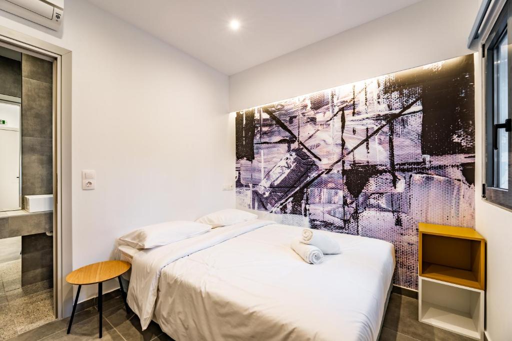 Двухместный (Бюджетный двухместный номер с 1 кроватью), Athens Hub Hostel
