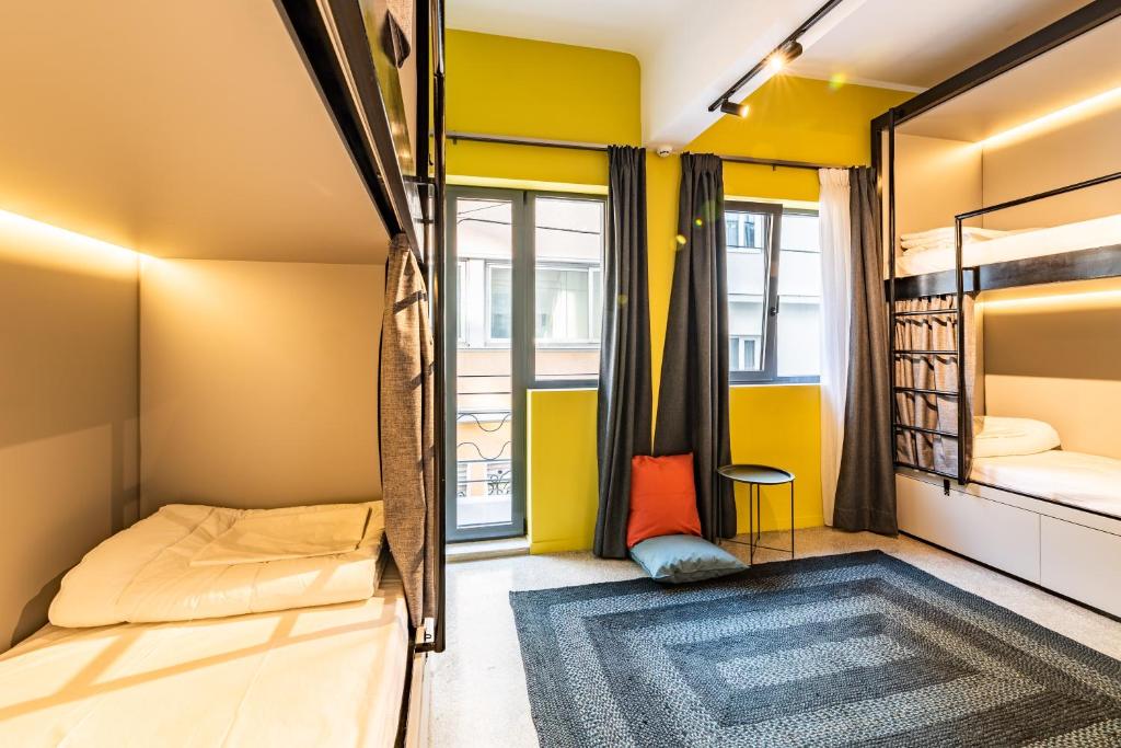 Номер (Кровать в общем 6-местном номере для мужчин и женщин), Athens Hub Hostel