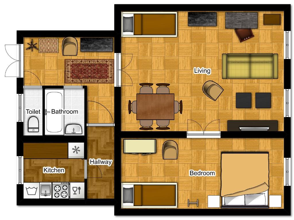 Апартаменты (Уютные апартаменты с 1 спальней - Kurrentgasse 10, 1010 Вена, Австрия), Elegant Vienna
