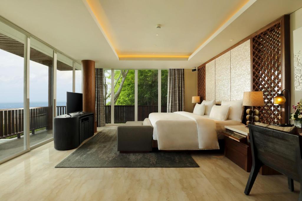 Двухместный (Вилла с 3 спальнями, бассейном и видом на океан), Anantara Uluwatu Bali Resort