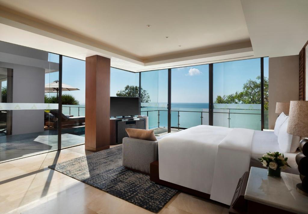 Вилла (Вилла с 2 спальнями, бассейном и видом на океан), Anantara Uluwatu Bali Resort