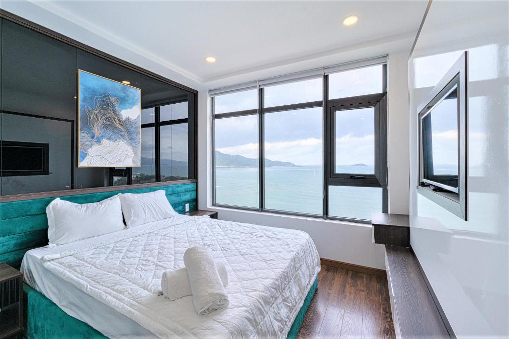 Апартаменты (Апартаменты «Премиум» с 3 спальнями и видом на океан), iSeaview Nha Trang Beach Apartment