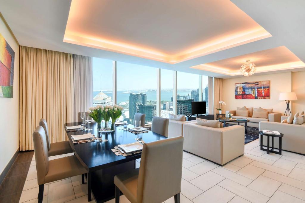 Апартаменты (Улучшенный люкс с 3 спальнями), Kempinski Residences & Suites, Doha