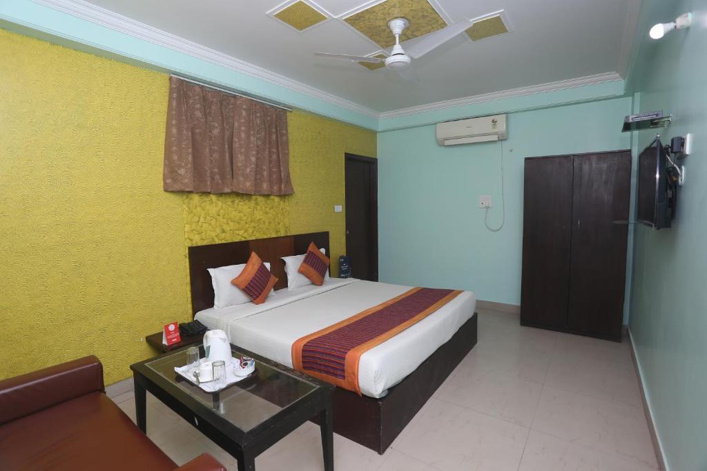 Двухместный (Двухместный номер Делюкс с 1 кроватью), AIRPORT HOTEL ORCHID DELHI AEROCITY