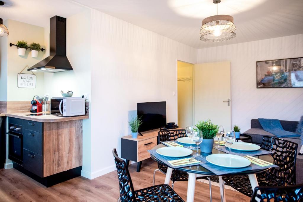 Chic & Cosy Appartement avec Terrasse, Parking Privatif photo 4