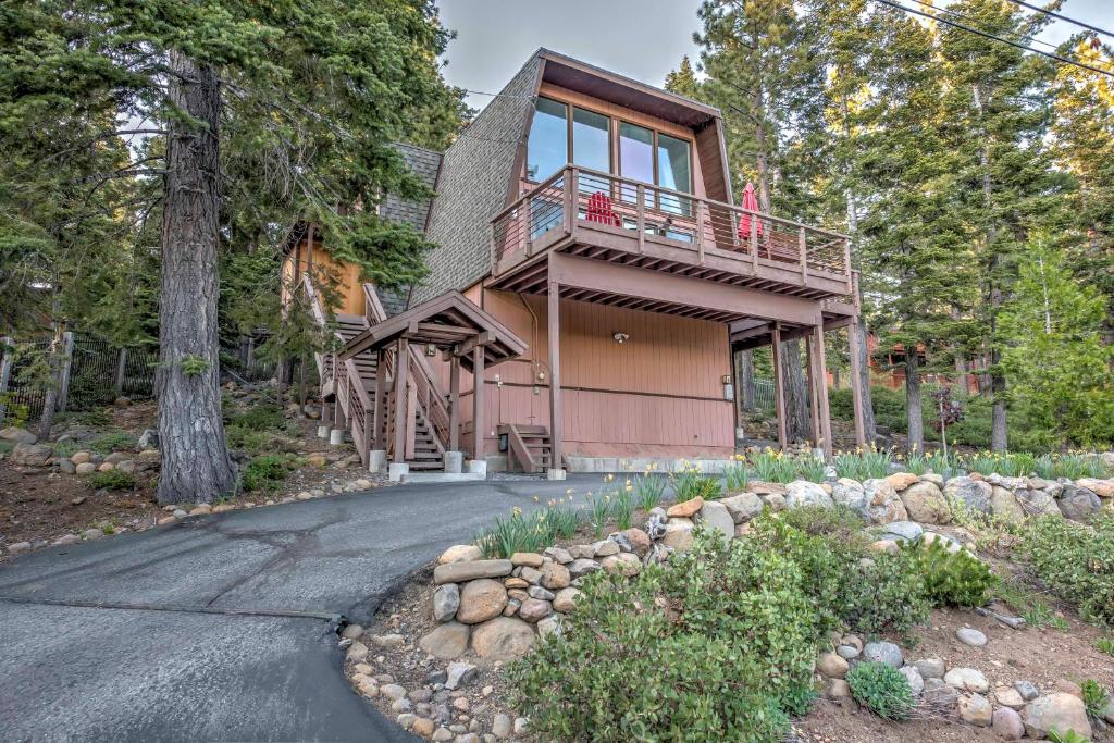 A-Frame Home in Tahoe City with Large Deck and Grill! photo 1