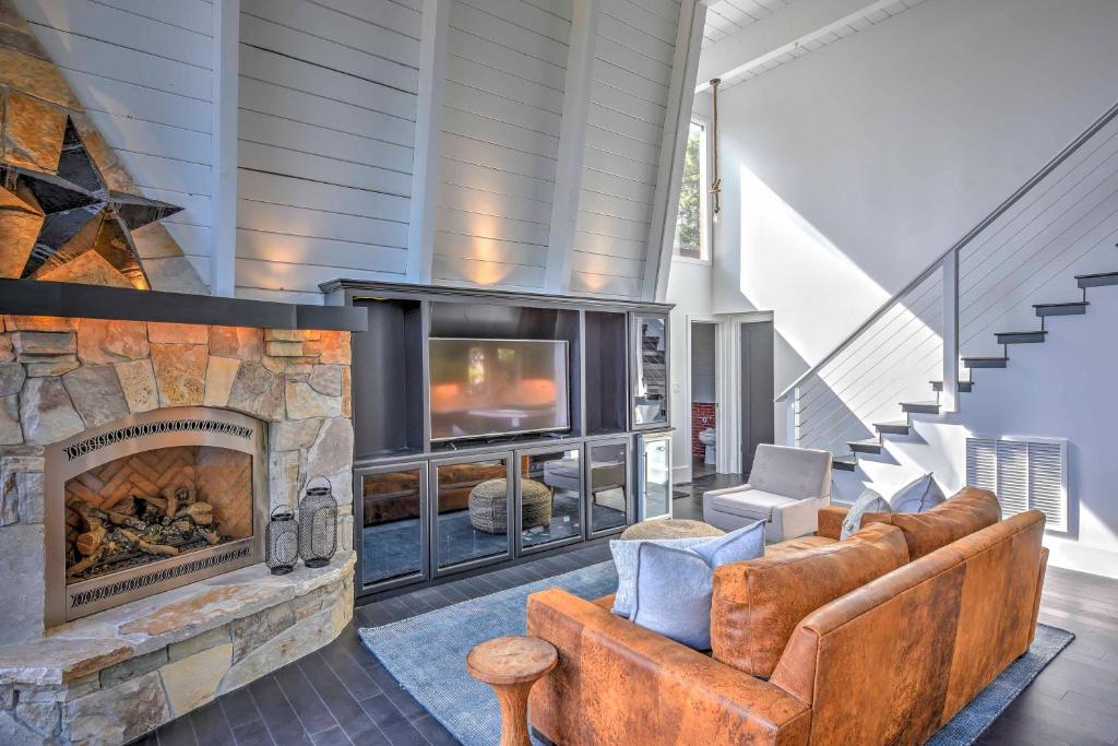 A-Frame Home in Tahoe City with Large Deck and Grill! photo 4