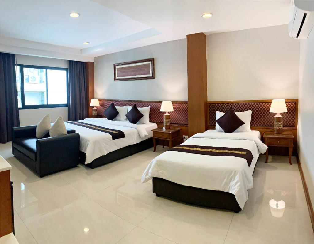 Трехместный (Трехместный номер Делюкс), True Siam Rangnam Hotel