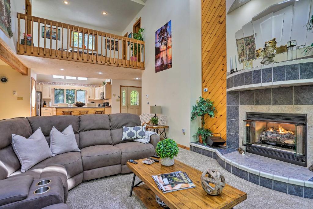 Pocono Lake Paradise with Private Beach and Dock! photo 4