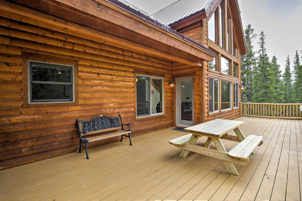 Fairplay Log Cabin with Deck and Incredible Mtn Views! photo 2