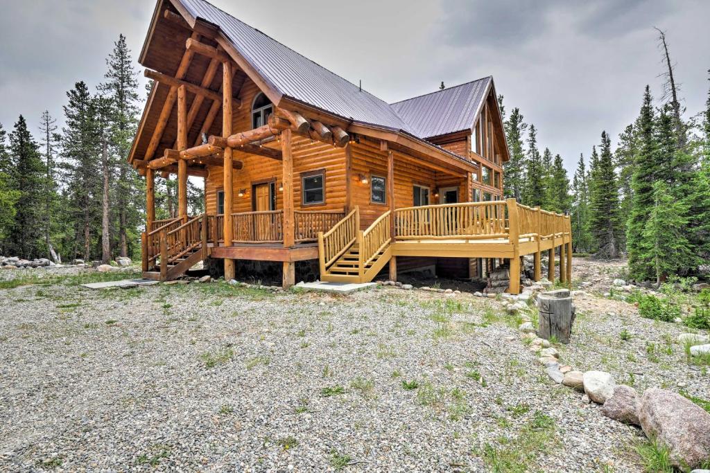 Fairplay Log Cabin with Deck and Incredible Mtn Views! photo 1