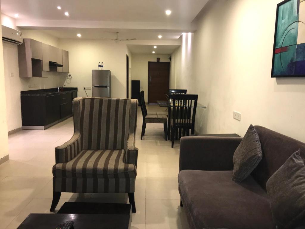 Апартаменты (Апартаменты с 2 спальнями), Calangute Wave