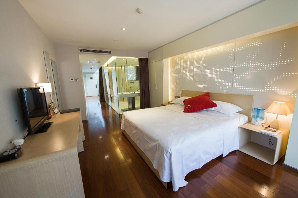 Двухместный (Двухместный номер Делюкс с 1 кроватью), Hotel Kapok - Forbidden City
