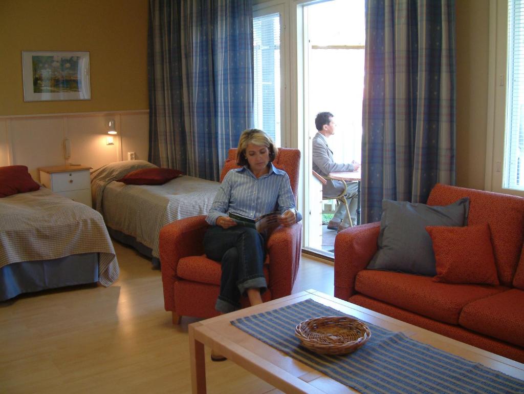 Апартаменты (Семейные апартаменты с доступом в спа-центр), Spa Hotel Rauhalahti