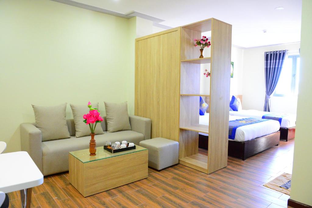 Апартаменты (Апартаменты с 1 спальней), Sen Vang Luxury Apartment