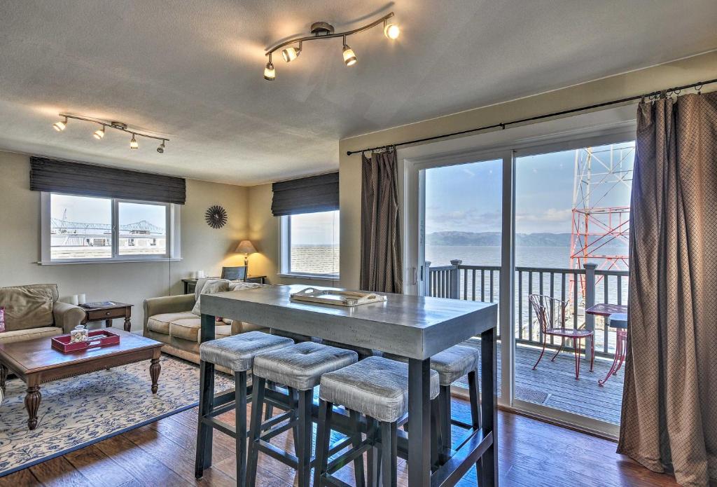 Waterfront Condo on Pier in Downtown Astoria! image