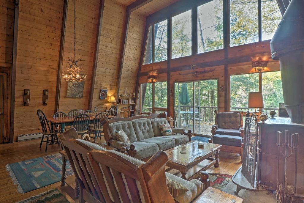 Lakefront Berkshires Retreat with Deck, Dock and Boat! photo 3
