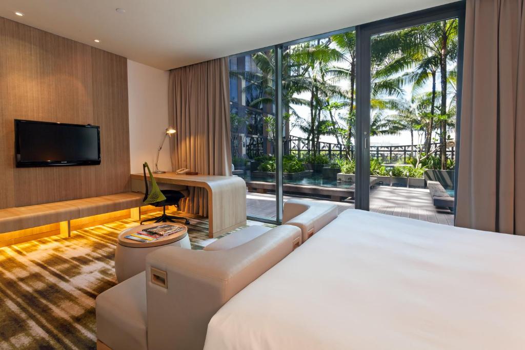 Двухместный (Другой номер с 2 кроватями - Для некурящих), Crowne Plaza Changi Airport