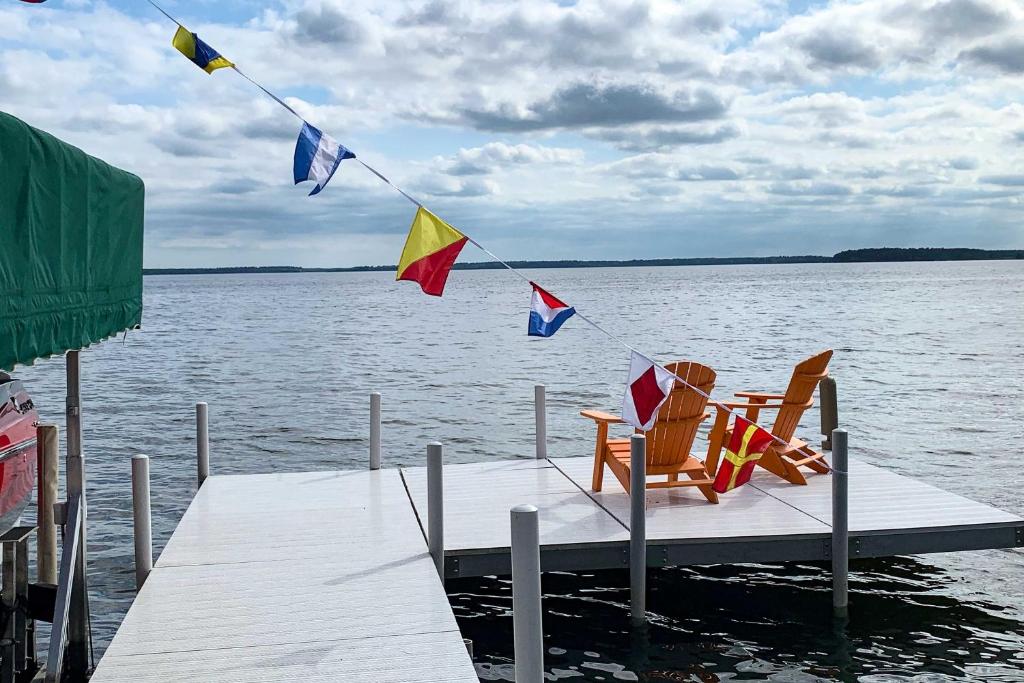 Waterfront Pet-Friendly Whitefish Lake Home with Dock photo 2