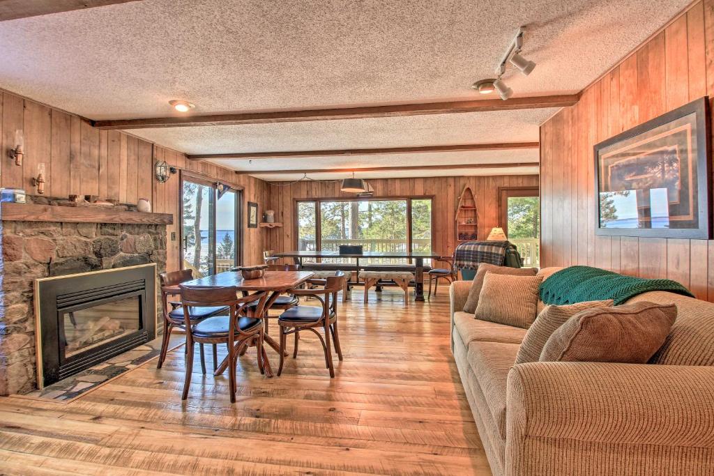 Waterfront Pet-Friendly Whitefish Lake Home with Dock photo 4
