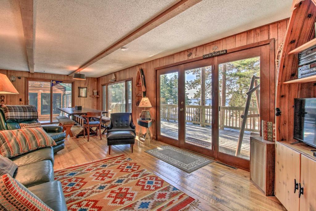 Waterfront Pet-Friendly Whitefish Lake Home with Dock photo 3