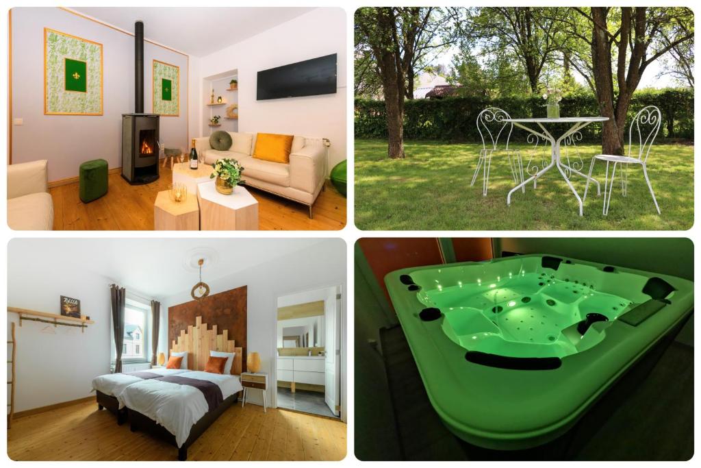 Zythogite Appartement 9 personnes, jardin, bbq