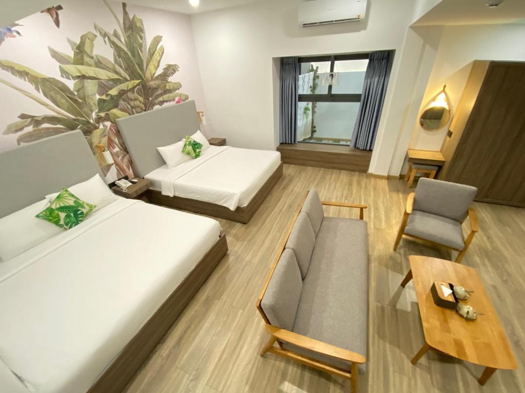 Семейный (Семейный номер с ванной), Green Oasis Hotel