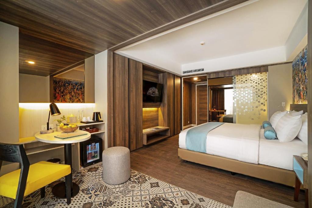Трехместный (Двухместный номер Premier Deluxe Lagoon Access с 2 отдельными кроватями), Wyndham Garden Kuta Beach Bali