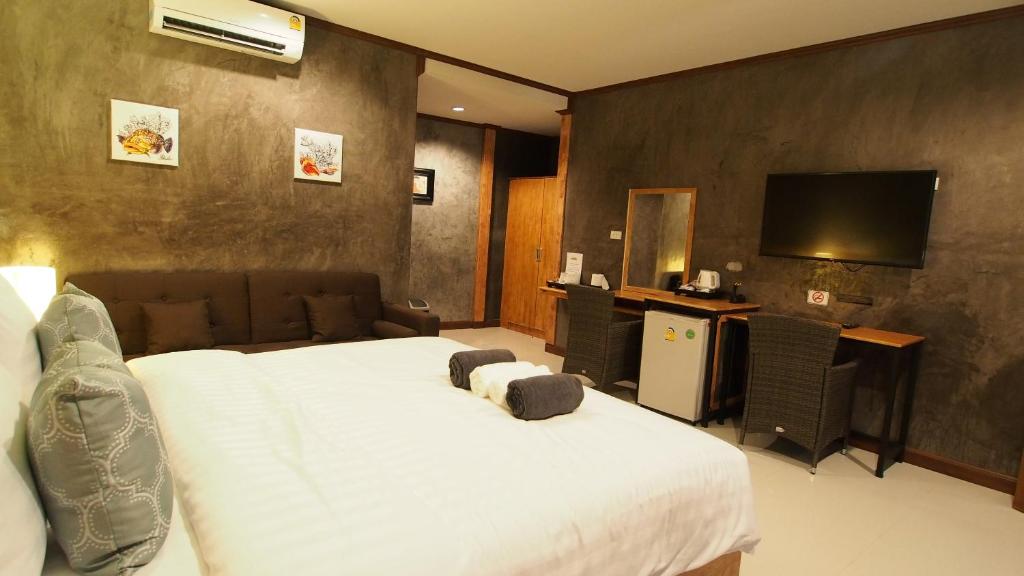 Двухместный (Двухместный номер Делюкс с 1 кроватью), Paradise Land Resort