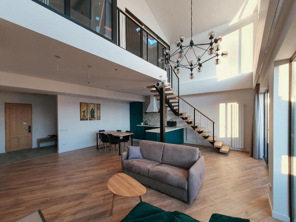 George Snow Apartments in New Gudauri - fireplace, 50m to Gondola lift photo 1