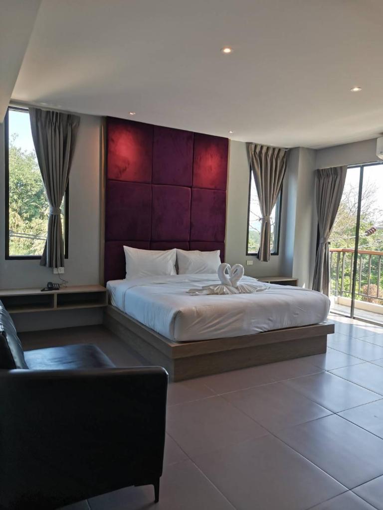 Двухместный (Улучшенный двухместный номер с 1 кроватью), Yamin Seaview Hotel
