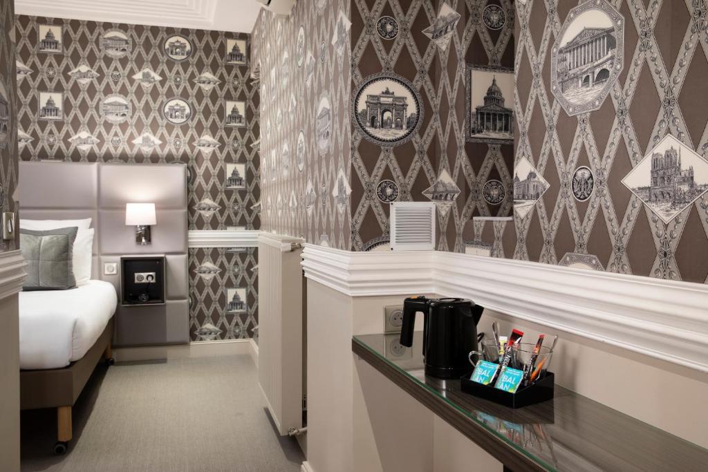 Двухместный (Двухместный номер с 2 отдельными кроватями), Elysées Hôtel