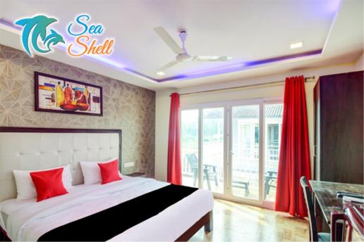 Двухместный (Двухместный номер с 1 кроватью и балконом), Sea Shell Beach Cottages & Suites