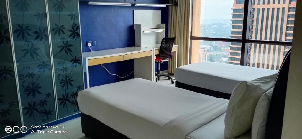 Апартаменты (Апартаменты с 2 спальнями), Bintang Service Suite at Times Square