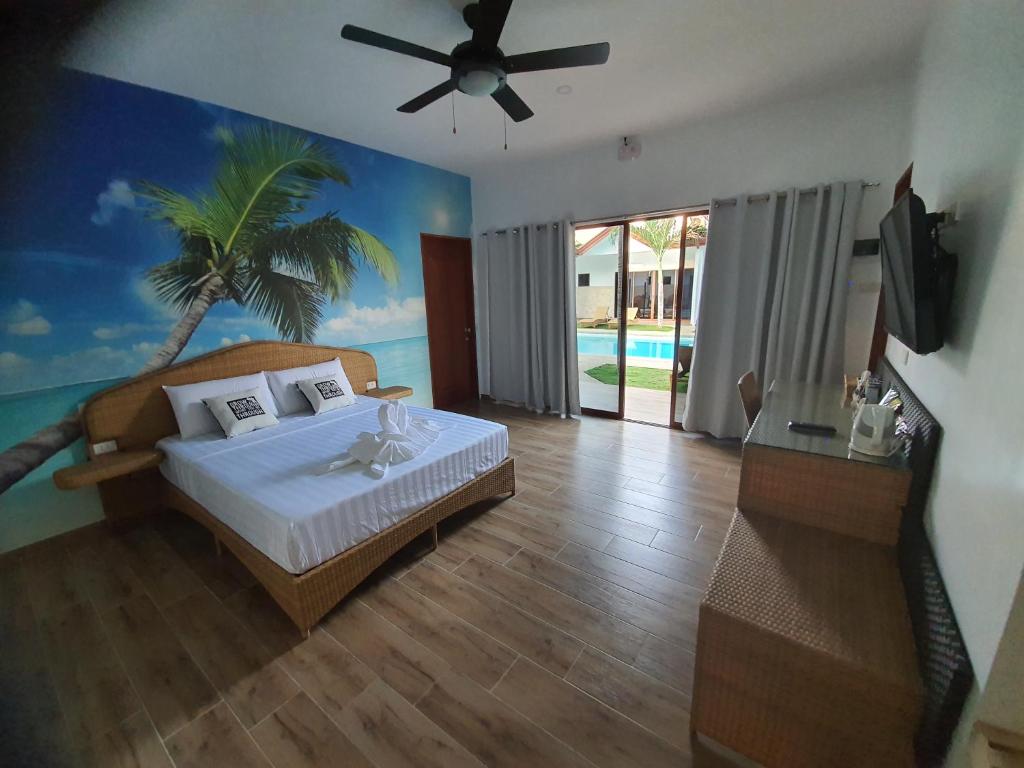 Двухместный (Двухместный номер Делюкс с 1 кроватью и балконом), Blue Planet Panglao