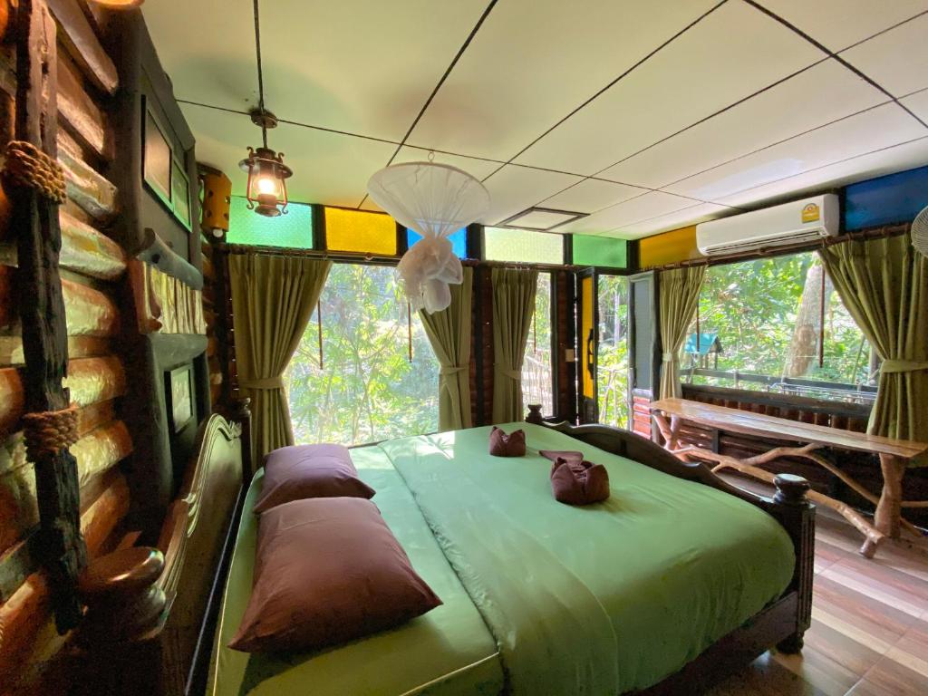 Семейный (Семейный люкс), Khaosok Treehouse Resort
