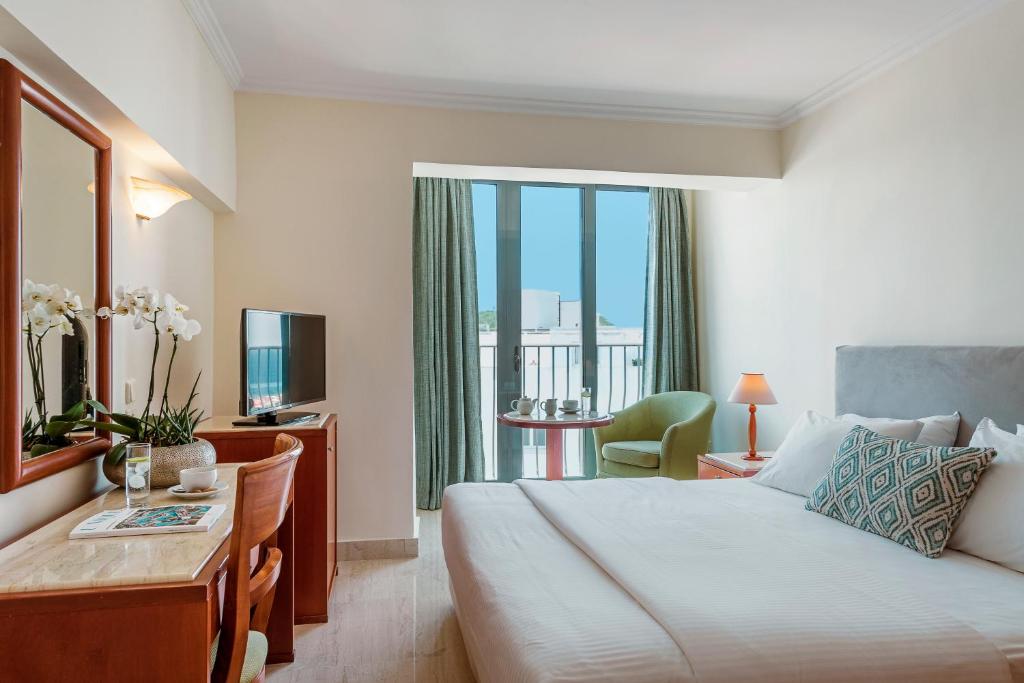 Одноместный (Одноместный номер с боковым видом на море), Mitsis La Vita Hotel