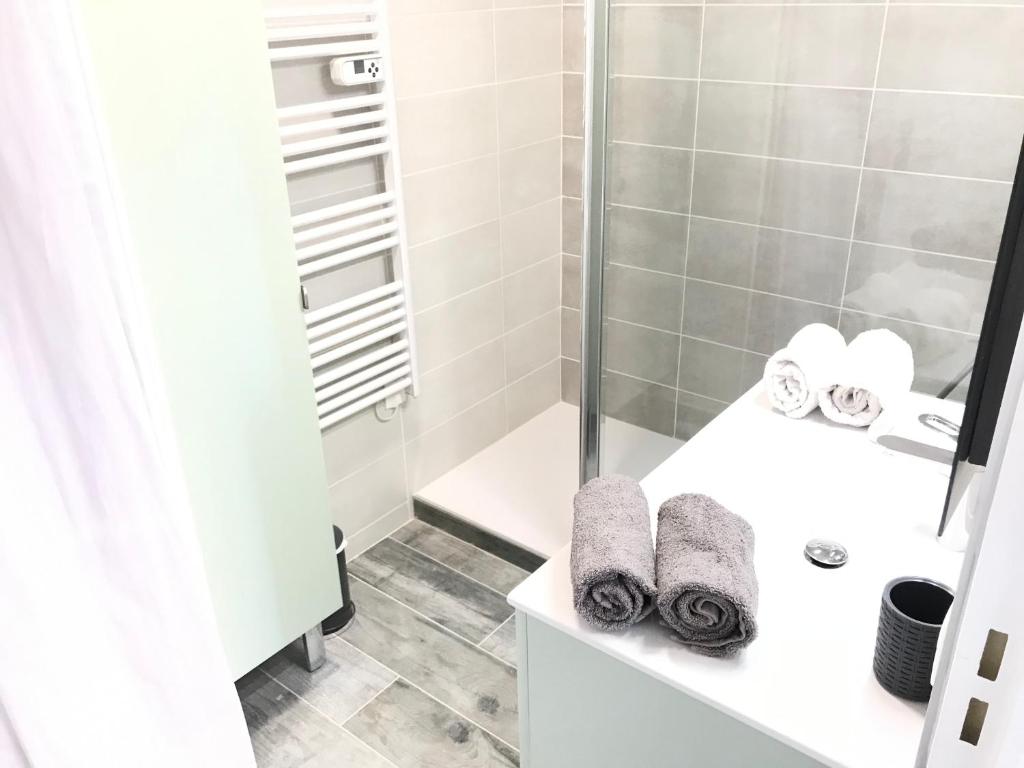 Appartement 3 pieces, refait a neuf, haut standing, piscine, mer a pieds photo 4