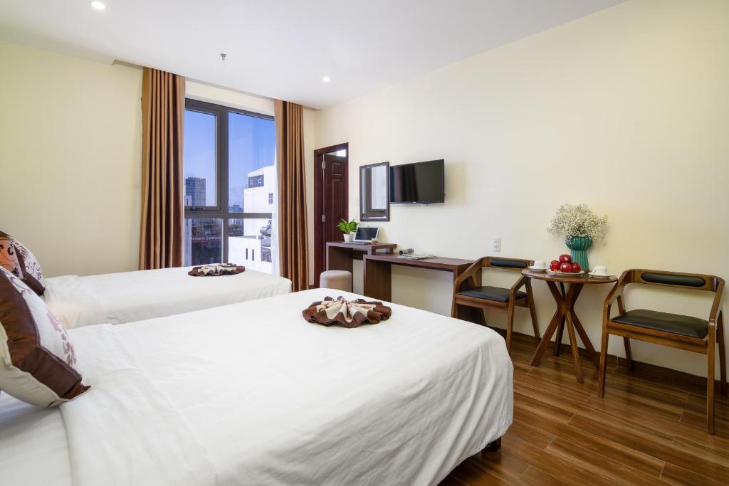 Двухместный (Двухместный номер Делюкс с 2 отдельными кроватями), Tay Bac Hotel Da Nang