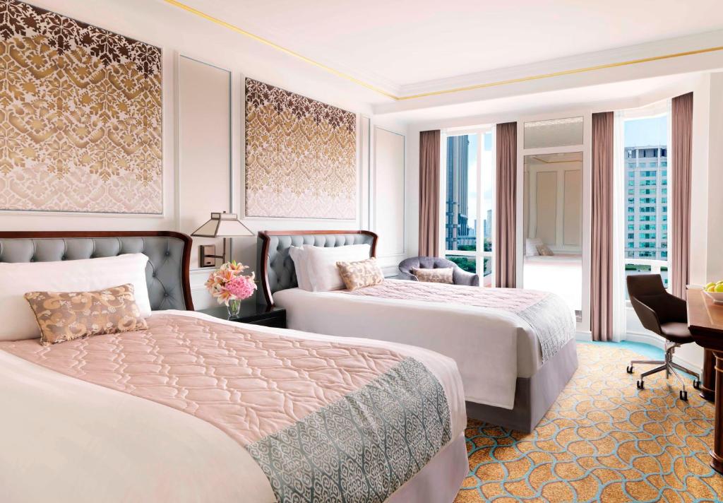 Двухместный (Номер «Премьер» Делюкс с 2 двуспальными кроватями), InterContinental Singapore