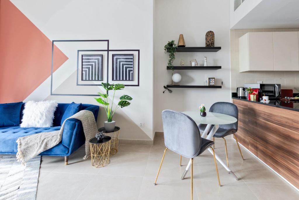 Апартаменты (Апартаменты с 1 спальней), Апартаменты Brilliant 1BDR in JBR Beach Netflix