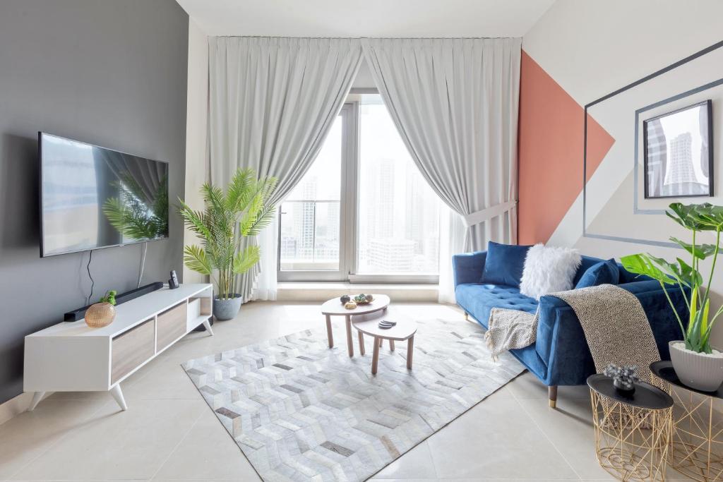 Апартаменты (Апартаменты с 1 спальней), Апартаменты Brilliant 1BDR in JBR Beach Netflix