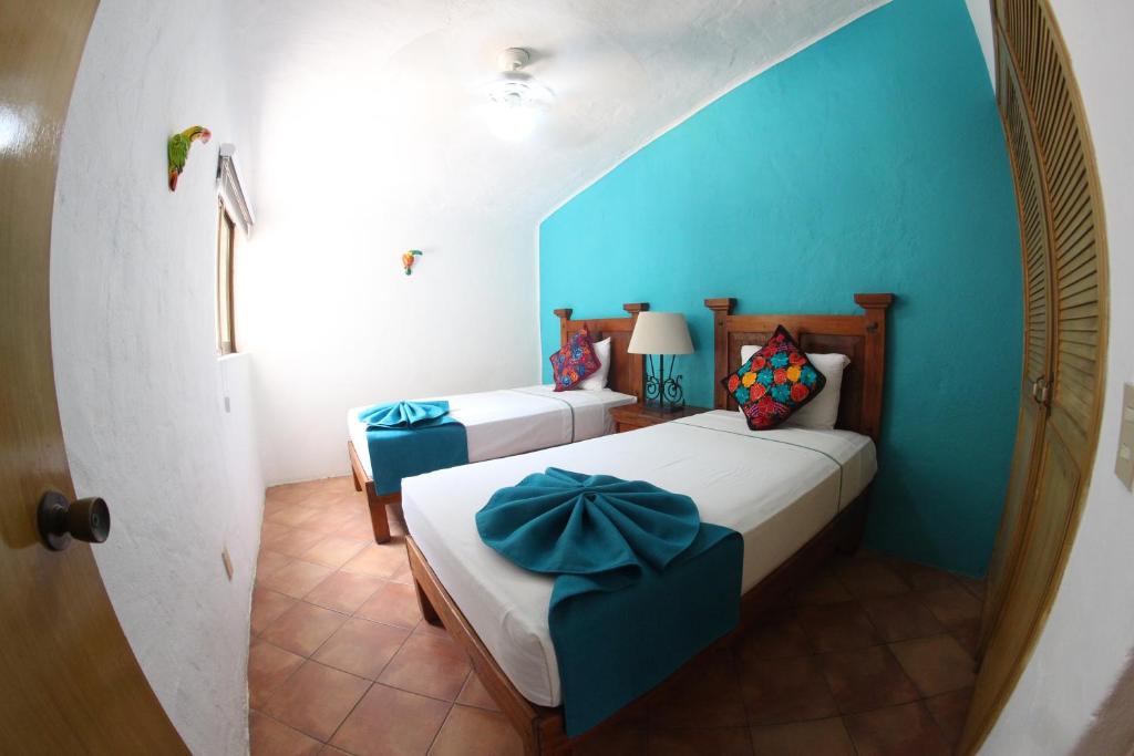Двухместный (Номер с 2 спальнями и видом на бассейн), Hotel Casa Iguana Mismaloya