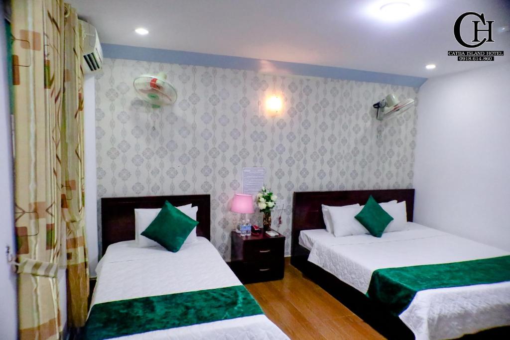 Двухместный (Двухместный номер Делюкс с 2 отдельными кроватями), catba island hotel