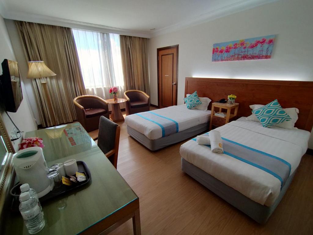 Двухместный (Двухместный номер Делюкс с 2 отдельными кроватями), Tang Dynasty Hotel