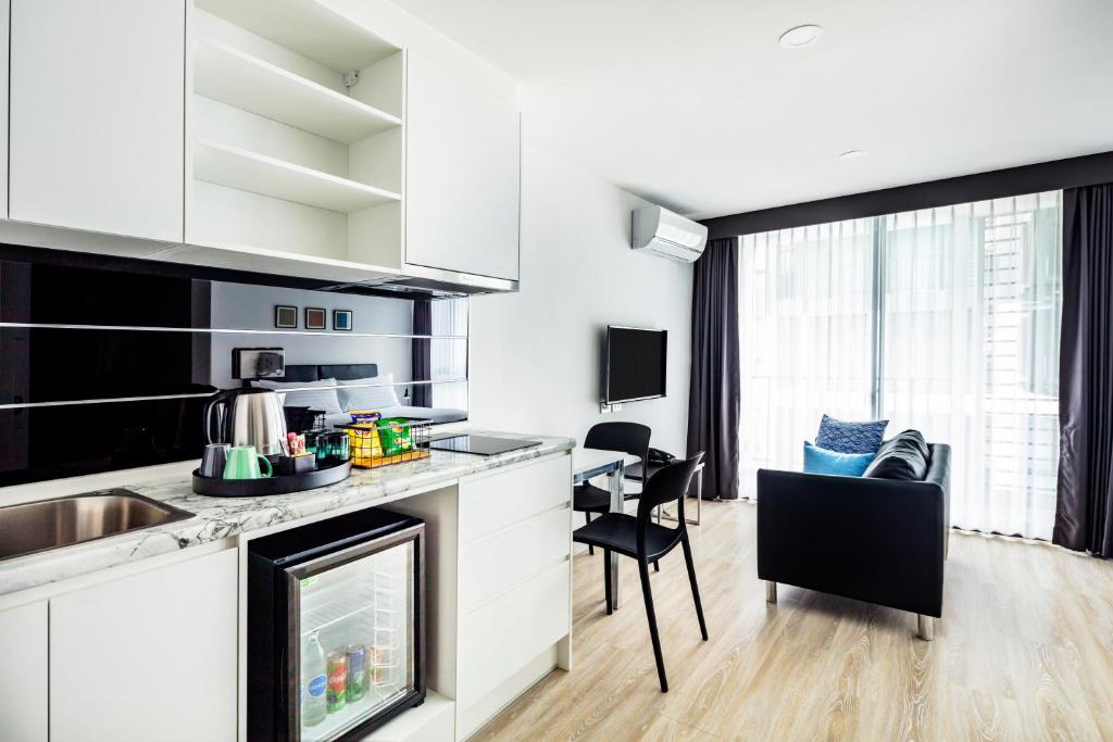 Двухместный (Двухместный номер с 2 отдельными кроватями), The Rizin Hotel & Residences