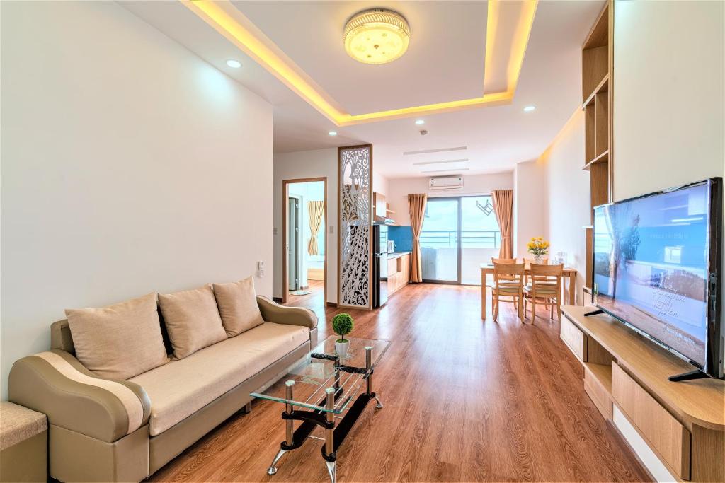 Апартаменты (Апартаменты Делюкс с частичным видом на море), iSeaview Nha Trang Beach Apartment